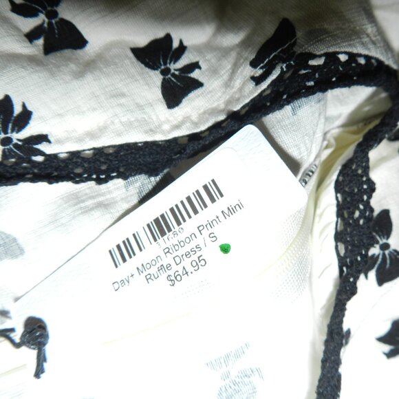 Day + Moon Katherine Tiered Mini Romper Dress Bow ୨୧ Ribbon୨୧ Print🆕📦⌚🏃🏻💨🚚 - Picture 14 of 15